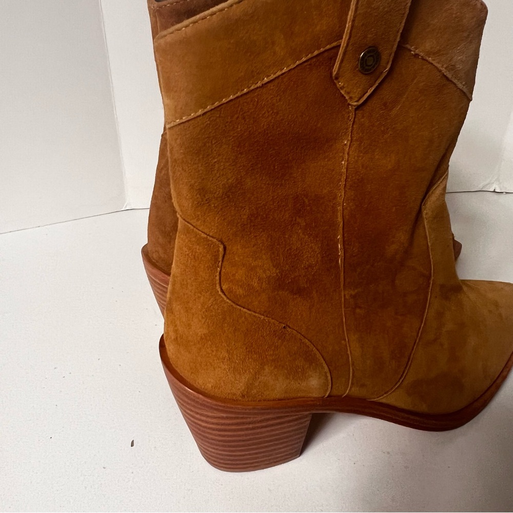 7 For All Mankind Brown Heeled Boots - Picture 4 of 10